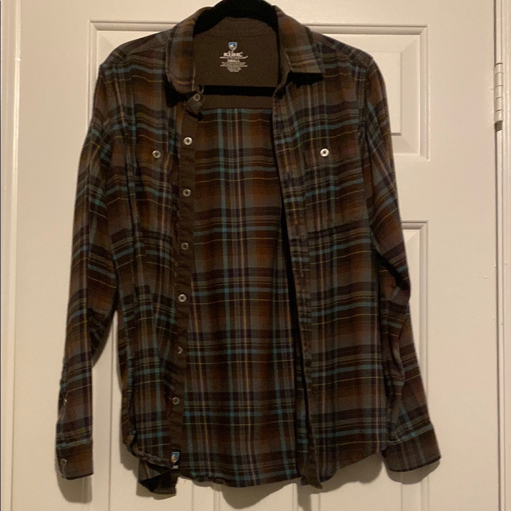 Kuhl men’s small long sleeve flannel